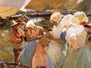 Joaquin Sorolla Y Bastida Selling the Cath at Valencia oil painting on canvas